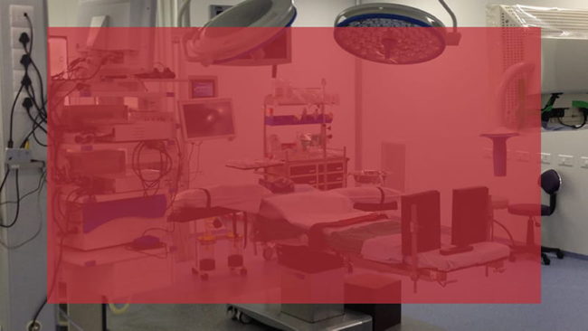 Operating theater cleanroom
