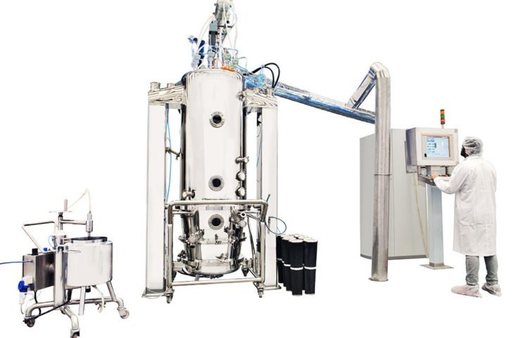 Nicomac fluid bed technology for pharmaceutical industry