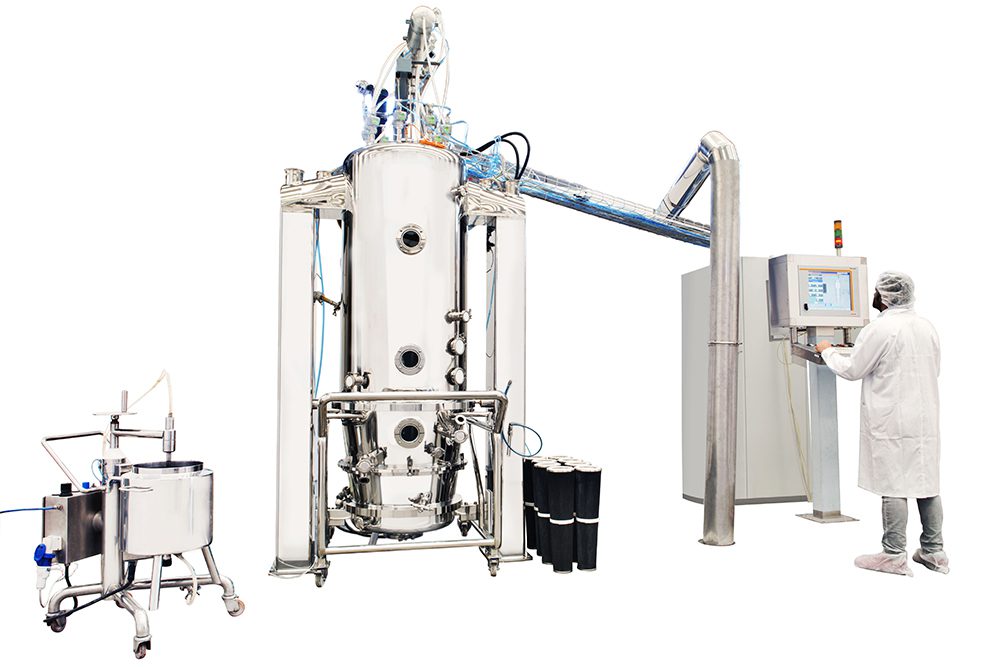 Nicomac fluid bed technology for pharmaceutical industry